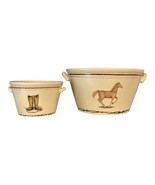 Set of 2 World China VTG Southwestern Serving Bowls | Desert Wildlife De... - $30.00