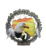 Eagle Head Dreamcatcher Plaque with Holographic Artwork - £34.57 GBP