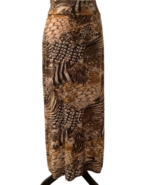 Hot Ginger Womens Animal Print Maxi Skirt Size 3XL Slim Fit - £16.30 GBP