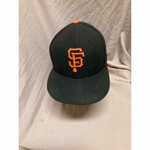 San Francisco Giants New Era Fitted Hat Size 7 1/2 - £17.40 GBP
