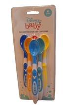 Disney Baby MICKEY MOUSE Baby Feeding Spoons - Pack of 6 - NEW - £7.01 GBP