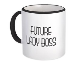 Future LADY BOSS : Gift Mug Profession Office Birthday Christmas Coworker - £12.91 GBP