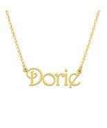 14k Solid Gold Custom Name Necklace Prince Harry Font Personalized Wome... - $7,261.75 MXN