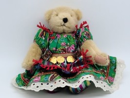 VTG Muffy Vanderbear Gypsy 1991 Teddy Bear W/ Outfit Tag 9&quot; Plush Fortun... - £12.64 GBP