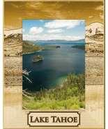 Lake Tahoe Laser Engraved Wood Picture Frame Portrait (4 x 6) - £24.08 GBP