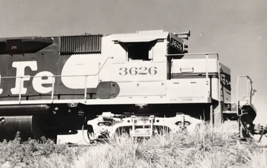 Atchison Topeka &amp; Santa Fe Railway Railroad ATSF #3626 GP39-2 Locomotive Photo - $9.49