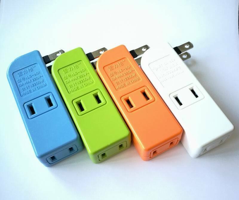 High Power 1 US Plug to 3 Outlet Power Converter Splitter Socket Adapter... - $7.99