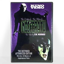 Nosferatu (DVD, 1922, Restored Authorized Edition) Like New !   Max Schreck - £14.56 GBP