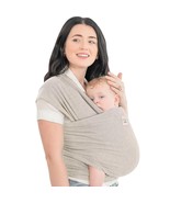 KeaBabies Baby Wrap Carrier All in 1 Original Newborn to Toddler (Stone ... - £18.83 GBP