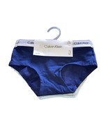 Calvin Klein GIRLS S 6/6X Monogram Hipster Panties 3 Pack Navy/Gray/Blue - £12.87 GBP