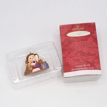 2001 Hallmark Curious The Elf In Santa&#39;s Bag Mini Christmas Ornament - $24.73