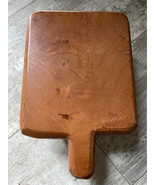 Vintage Pottery Barn Wooden Footed Cheese Cutting Board / Mini Paddle - $24.98