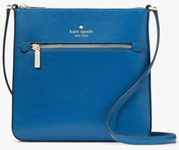 Kate Spade Sadie North South Crossbody Sapphire Blue Leather K7379 NWT $299 FS Y - £73.61 GBP