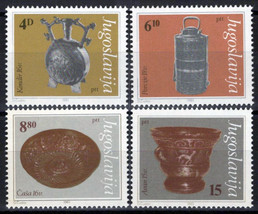 ZAYIX Yugoslavia 1612-1615MNH Artifacts Museum 100323S133M - £1.19 GBP