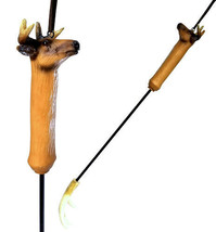 Whitetail Stag Deer Antler Long Reach Hand Back Scratcher Wall Hanging Figurine - £20.03 GBP