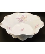 Vintage Celebrate Cluny Germany Purple Pink Flowers Large Round Serving ... - £21.79 GBP