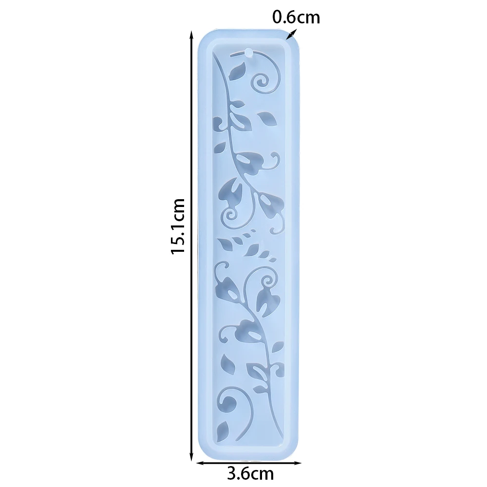 Heart Rectangle Animal Plant Multi Bookmark Silicone Mold Epoxy Resin Mo... - $8.24 CAD