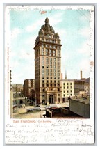Call Building Street View San Francisco California CA 1903 UDB Postcard W5 - £3.05 GBP