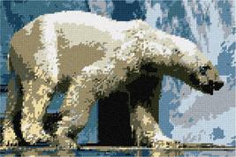 Pepita Needlepoint Canvas: Hungry Polar Bear, 12&quot; x 8&quot; - £67.79 GBP+