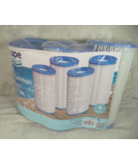 Bluescape Type A/C Pool Filter Cartridges 4-Pack White Adults Universal ... - $25.53 CAD