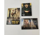(3) 2001 / 2002 LotR Lord Of The Rings Fellowship Two Towers Movie Relea... - £17.41 GBP