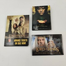 (3) 2001 / 2002 LotR Lord Of The Rings Fellowship Two Towers Movie Relea... - £17.44 GBP