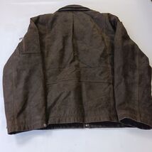 Roundtree & Yorke RN#58909 Men's Brown Full Zip Genuine Leather Jacket Size M image 2