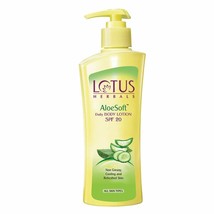 Lotus Herbals Aloe Soft Daily Body Lotion SPF-20, 250ml (Pack of 1) - £13.05 GBP
