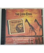Selections from The Lion King Exclusive 3-Song Sampler (CD, 1997, Promo) - $15.99