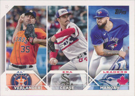 2023 Topps #311 Alek Manoah/Justin Verlander/Dylan Cease NM-MT ID:50211 - £1.31 GBP