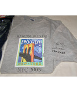 PAUL SIMON BARON FUNDS BROOKLYN BRIDGE NY 2003 TEE SHIRT-SIZE: XL- NEW C... - $11.88