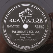 Perry Como  - Sweethearts Holiday / My Love And Devotion 1952 10&quot; 78 rpm 20-4877 - £22.35 GBP