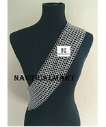 4.3&quot;  Wide Aluminum Nickel Free Metal Chainmail Sash - Costume Cosplay S... - €68,64 EUR