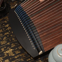 Guzheng portable 90cm black 21 strings Chinese stringed instrument - £392.67 GBP