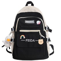 Student Laptop Female Book Bag Fashion Cute Women Backpack School Ladies Cool Ha - £37.73 GBP