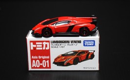 Asia Ltd Tomica Exclusive AO-01 Lamborghini Veneno Scale 1:67 Worldwide ... - £13.41 GBP