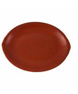 Vintage Mid-Century Modern California Pottery Orange Oval Platter Unmarked - £22.02 GBP