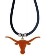 Texas Longhorns  Rubber Necklace and Earrings - £14.09 GBP