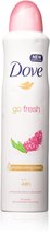 Dove Go Fresh Antiperspirant Body Spray 250Ml Pomegranate &amp; Lemon Verbena 2-Pack - £10.69 GBP