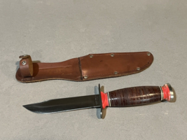 Vintage Schrade Walden N.Y. USA Bowie Hunter Knife Excellent Factory Edge - $96.66