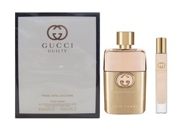 Gucci Guilty Pour Femme 3.0OZ Edp Spray + 0.5 Oz Mini Spray For Women NIB/Sealed - $117.70