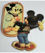 DISNEY MICKEY MOUSE 60TH ANNIVERSARY WORLD TOUR WALL PLAQUE 1928 - 1988 18&quot; - €107,69 EUR