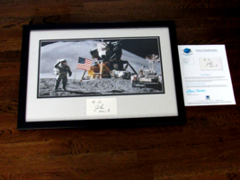 Jim Irwin Apollo 15 Nasa Astronaut Signed Auto Framed Index Photo Zarelli Loa - £474.72 GBP