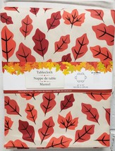 1 Printed Fabric Tablecloth, 52&quot;x70&quot; Oblong (4-6 people) HARVEST, FALL L... - £17.89 GBP