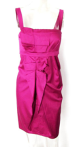 NEW! Rare Luxe LIU JO Purple Magenta Fuchsia Pencil Corset Dress Frills ... - $79.99
