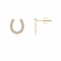 ANGARA Natural Diamond Stud Earrings in 14K Gold (Grade-IJI1I2, 0.17ctw) - £445.32 GBP