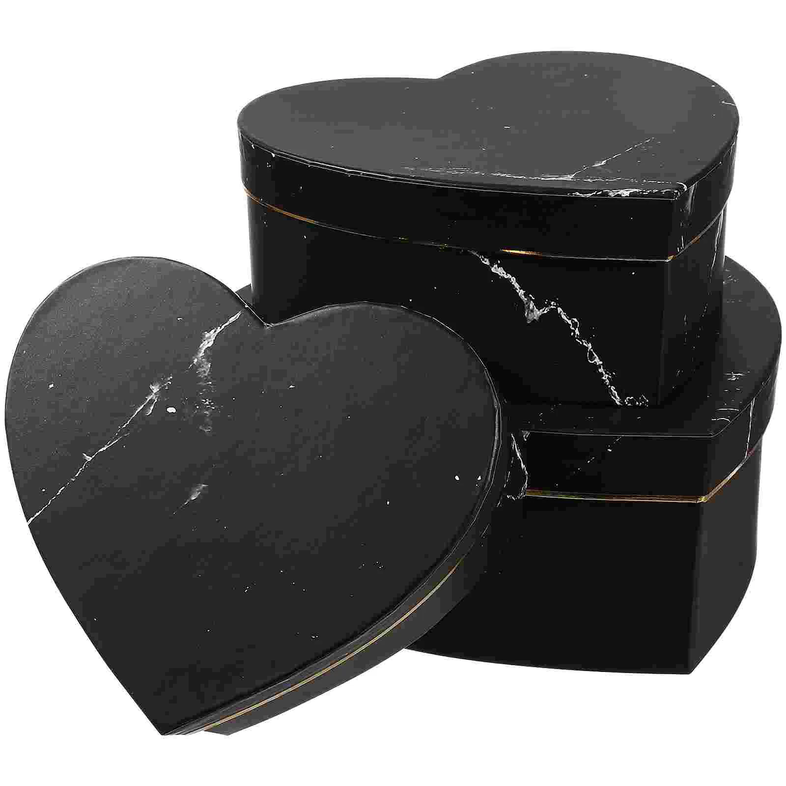 3 Pcs Gift Box Storage Case Packing Boxes Candy Container Heart-shaped F... - $26.72 CAD+