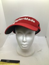 TaylorMade M1 Red Golf Sun Visor Adjustable Hat Cap Lightweight Sports Logo - $7.92