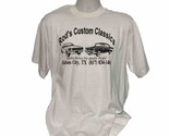 Vintage Hot Rod Shop Mens XL T Shirt Rods Custom Classics Haltom City Texas - £28.98 GBP