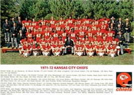 1971-72 KANSAS CITY CHIEFS 8X10 TEAM PHOTO FOOTBALL NFL PICTURE NFL KC - $4.94